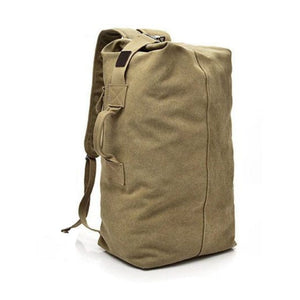 Sac à dos brun avec bretelles brunes