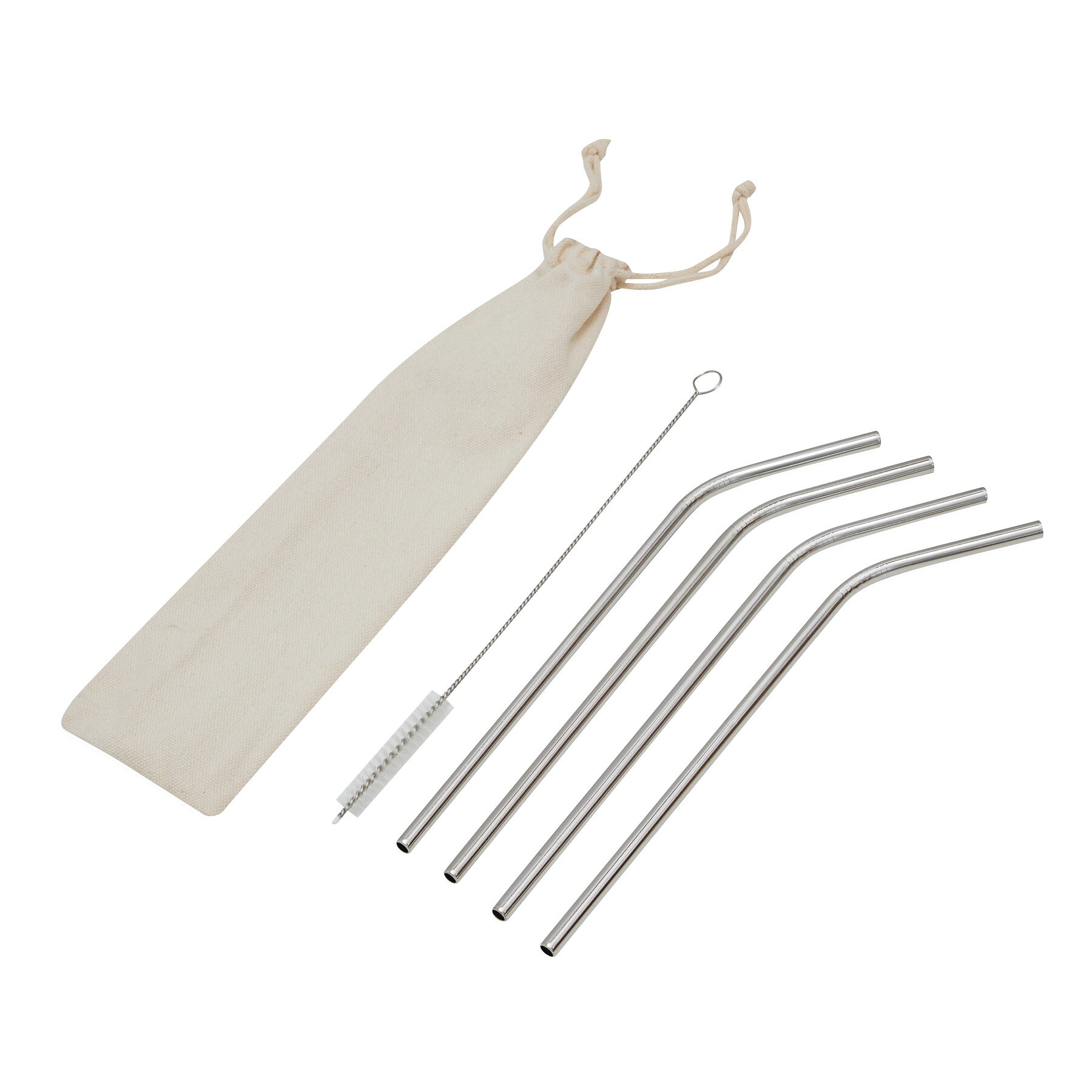 Stainless Steel Straw Set DRINK HAPPY