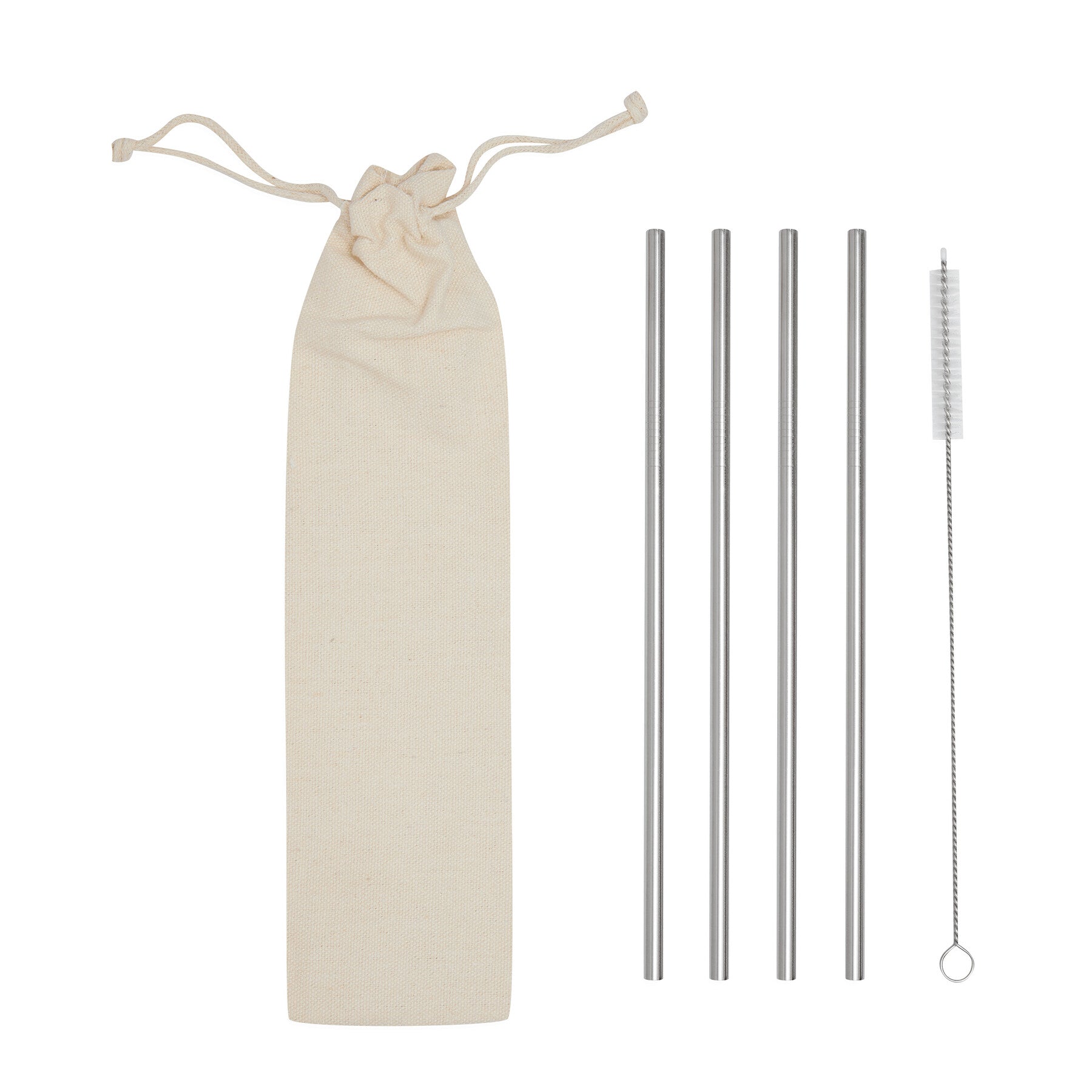 DRINK FRIENDLY Stainless Steel Straw Set