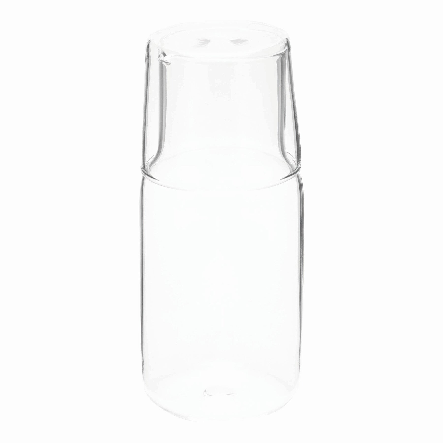 Glass carafe with drinking glass CALMY