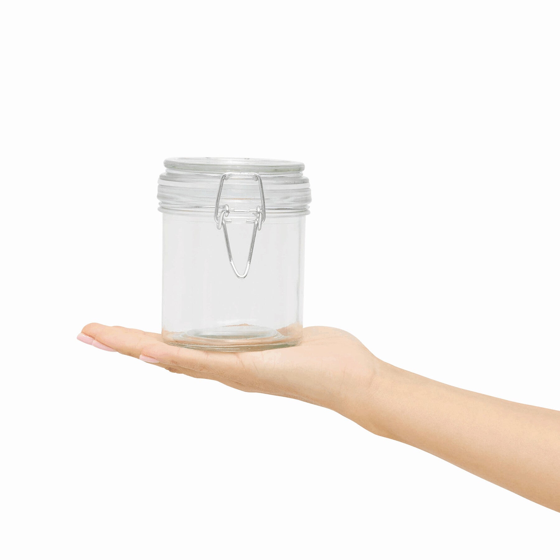 Storage jar CLICKY S with swing top, capacity approx. 280 ml