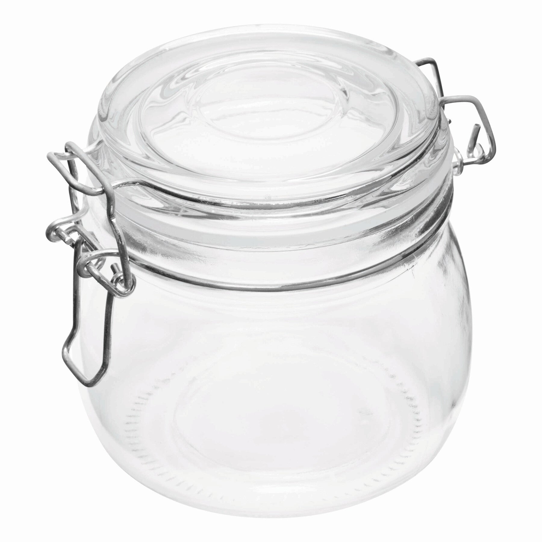 Storage jar CLICKY M with clip-top lid, capacity approx. 500 ml