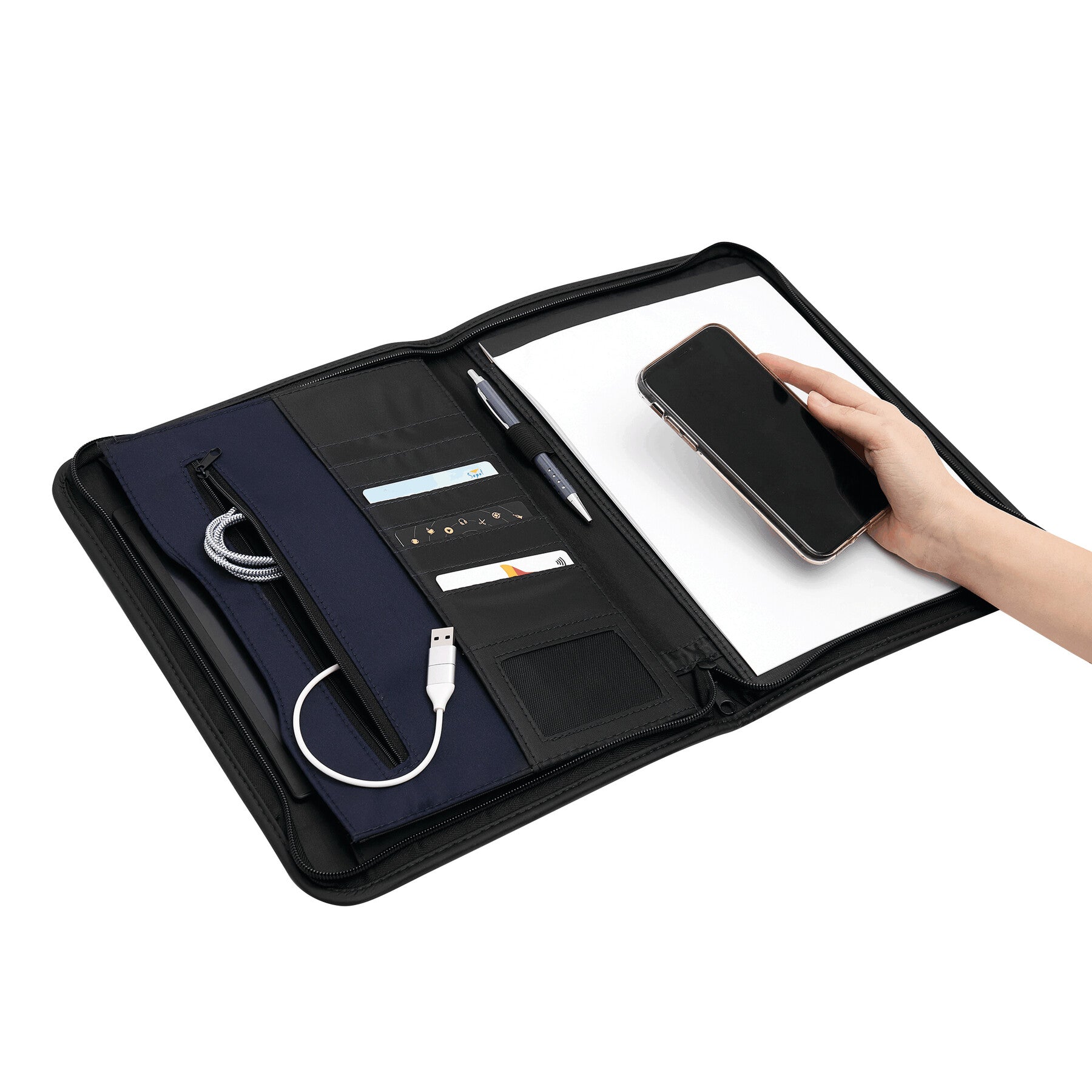 Konferenzmappe AVANTI ZIP im DIN-A4-Format