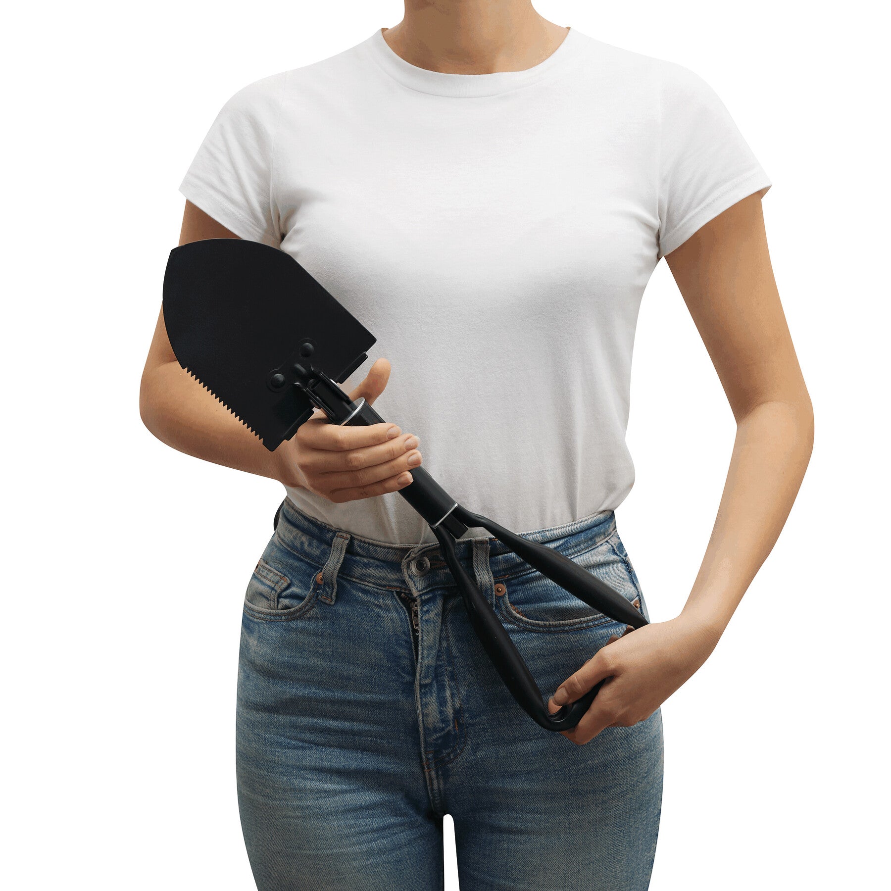 SCOOP foldable shovel with pouch