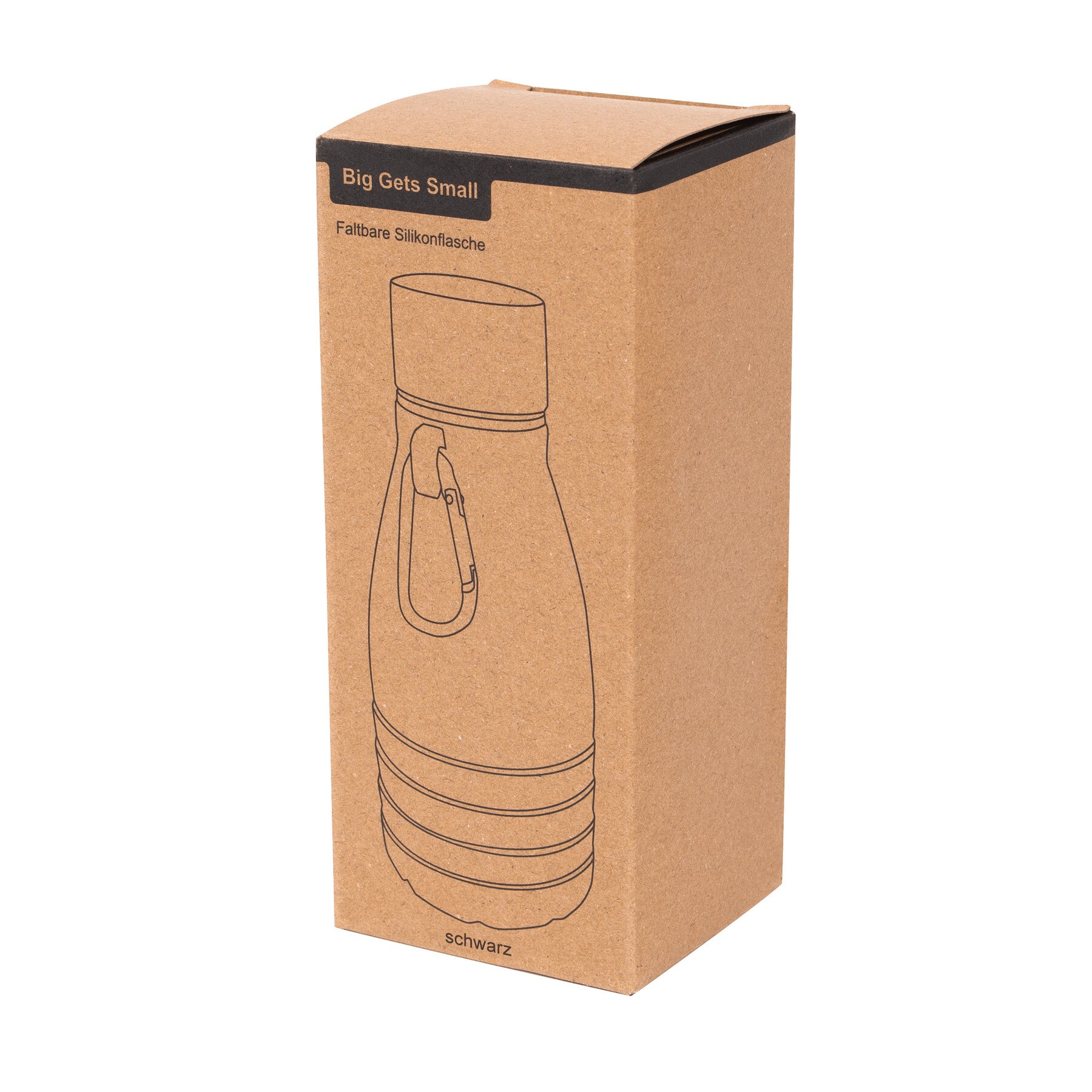 Faltbare Trinkflasche BIG GETS SMALL