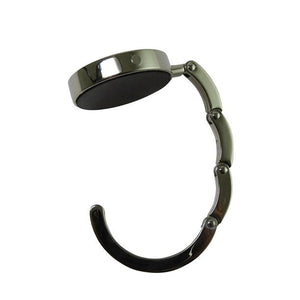 Silberner, verstellbarer Taschenhalter