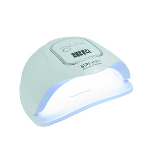 Weisser Nageltrockner mit UV-Lampe, Digital Display und verschiedenen Knöpfen