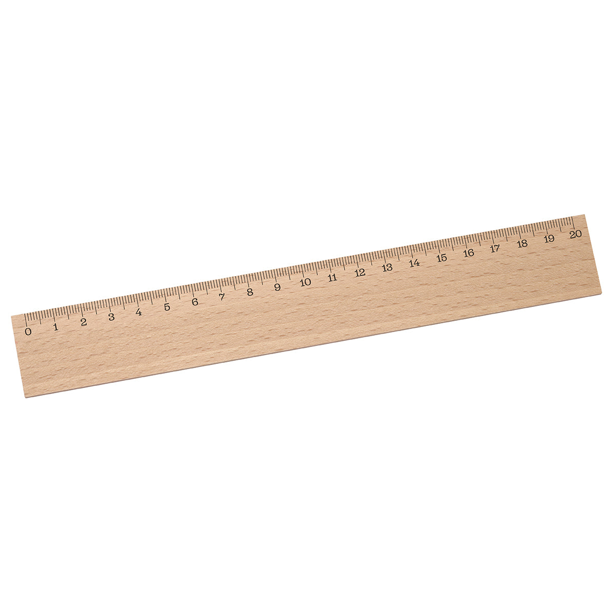 Wooden ruler 20 cm