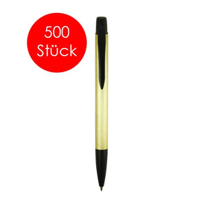 Alu Brushed Star Kugelschreiber 500er Karton in Gold