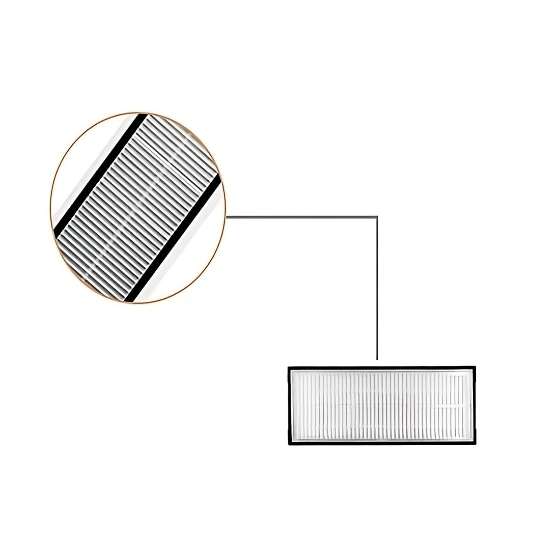 HEPA Filter für Roborock Serie S7/S7+ (2 Stk.)