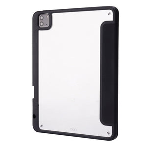 Schwarze iPad Hülle zugeklappt von hinten