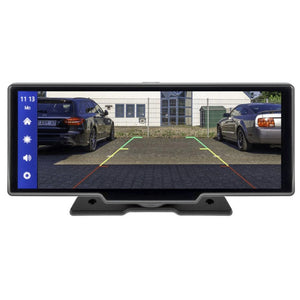 Dashcam mit Carplay fĂĽr Autos mit Anwendungsbeispiel beim Parken