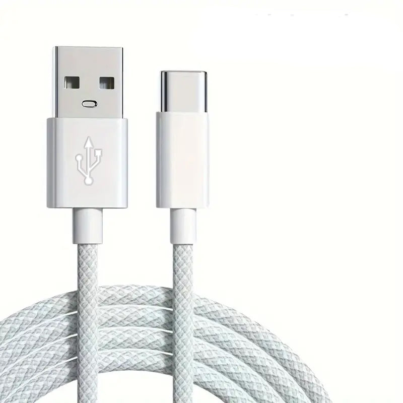 USB A - USB C Ladekabel (geflochten)
