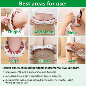 Anti-Cellulite Massagegerät mit 14 Massagerollen – für Beine, Arme, Bauch & Gesäss – Ansicht 6