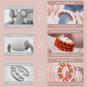 Anti-Cellulite Massagegerät mit 14 Massagerollen – für Beine, Arme, Bauch & Gesäss – Ansicht 7