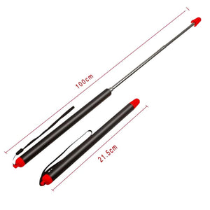 Zeigestock mit Trageschlaufe – kompakt verstaubar, bis 100 cm ausziehbar