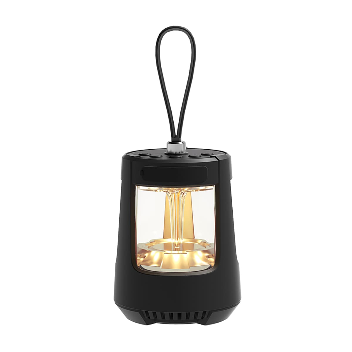 Campinglampe mit Bluetooth Speaker 2-in-1 Weiss – LED Outdoor Licht & Lautsprecher