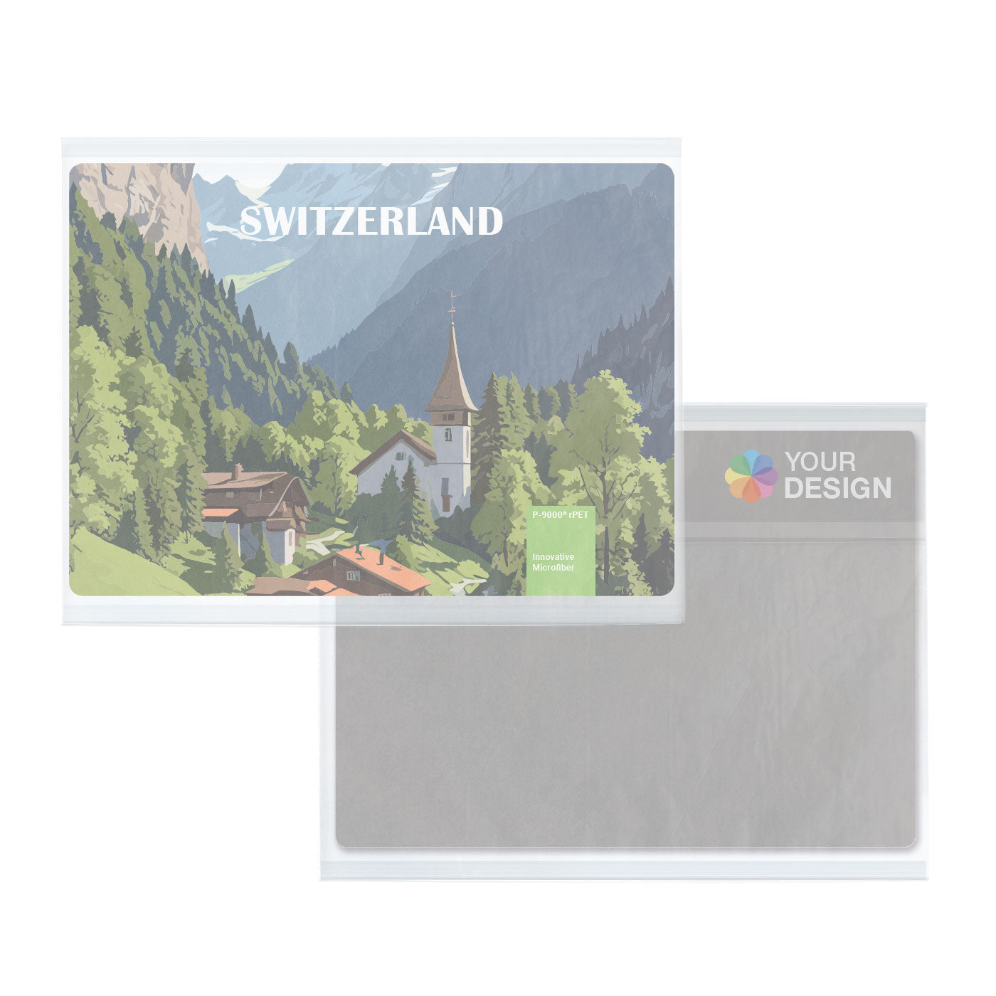 rPET GripCleaner® 4in1 Mousepad 21x15 cm, All-Inclusive-Paket