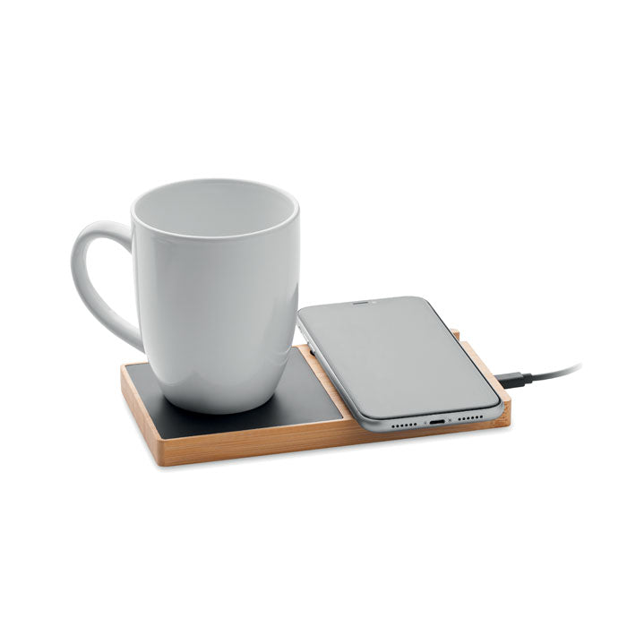 Charging station with cup warmer