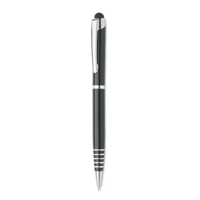 Twist-Action Ballpoint Pen with Stylus