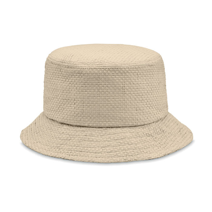 Bucket Hat Paper Straw