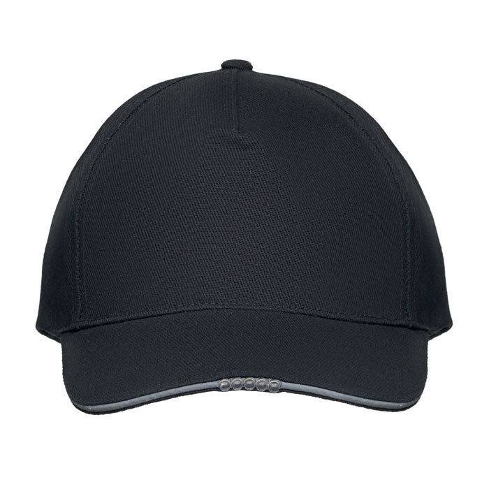 Baseball cap with LED 220g/m²