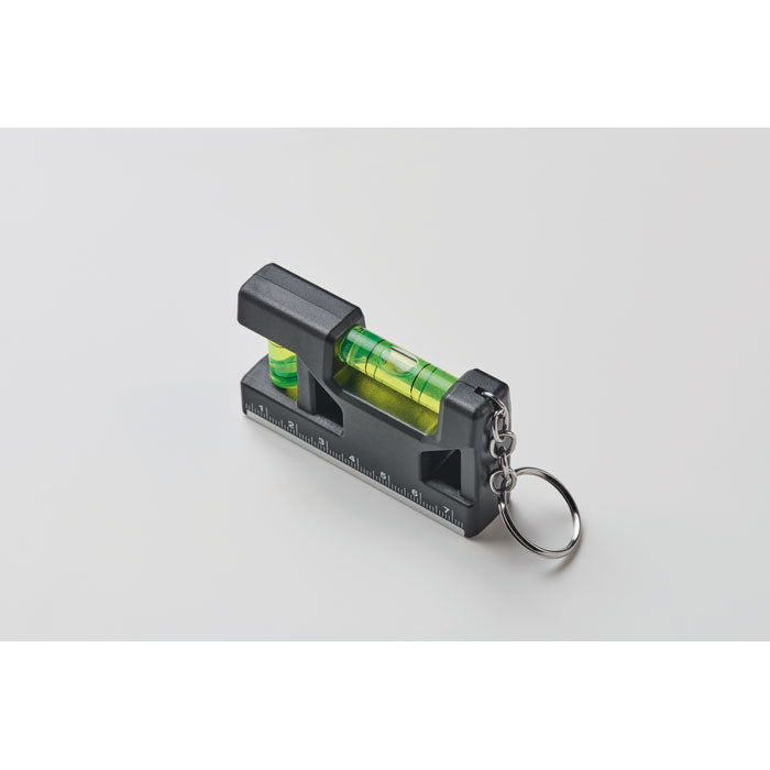 Keychain with spirit levels