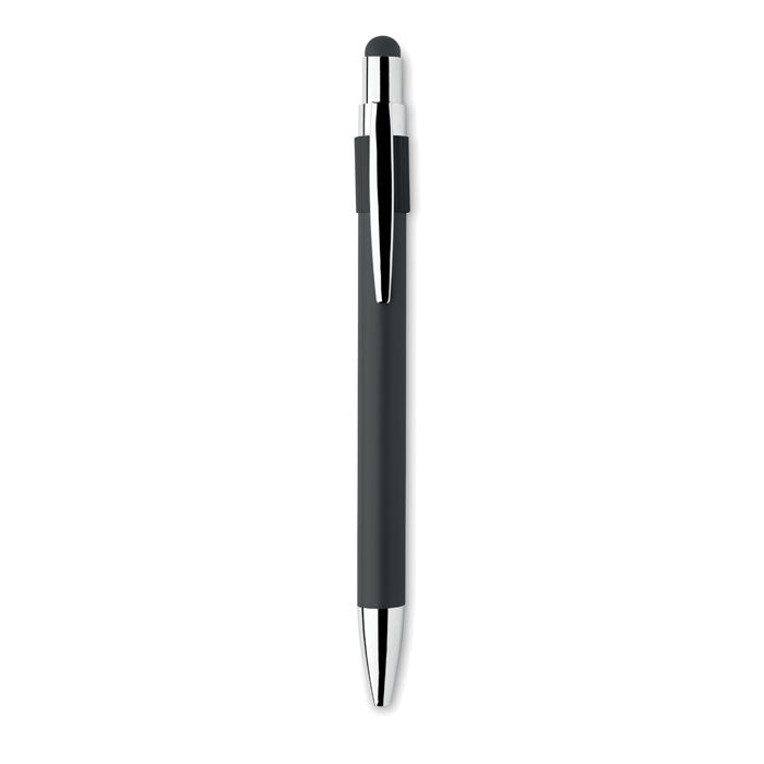 Retractable ballpoint pen with stylus