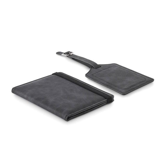 Passport & Luggage Tag Set