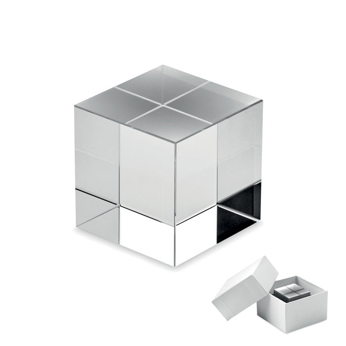 Glass Trophy Cube