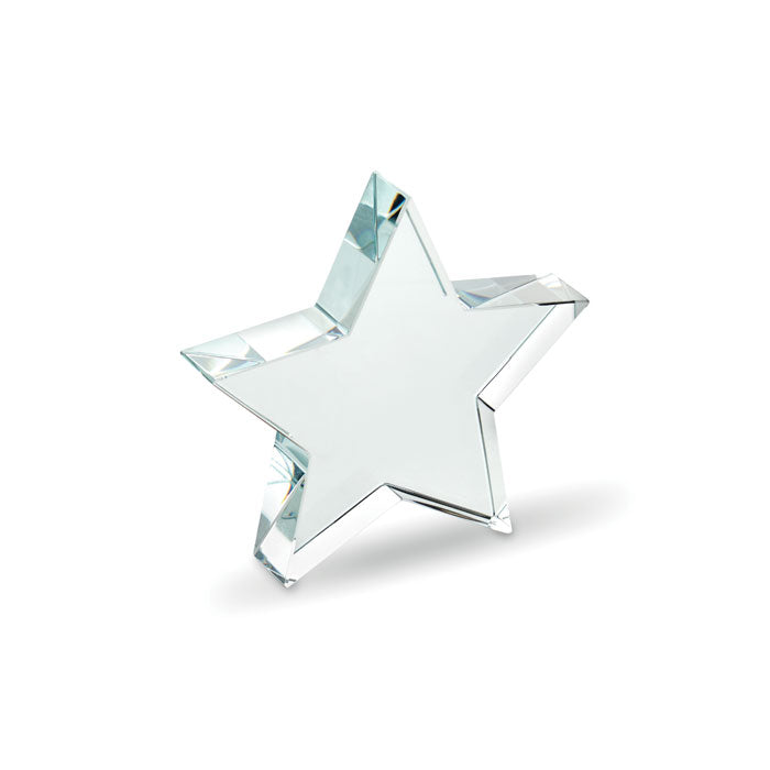 Glass trophy star