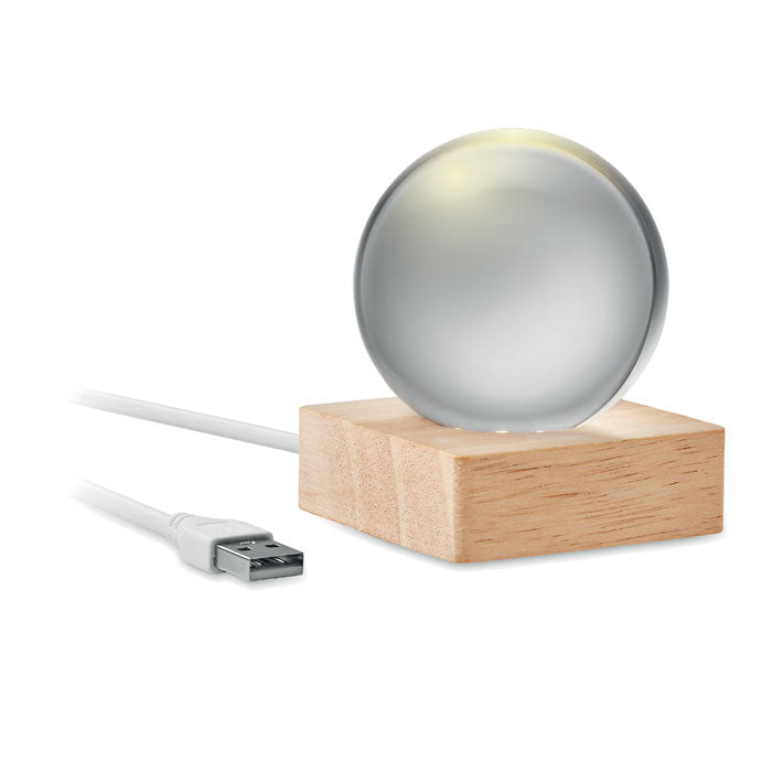 LED glass sphere