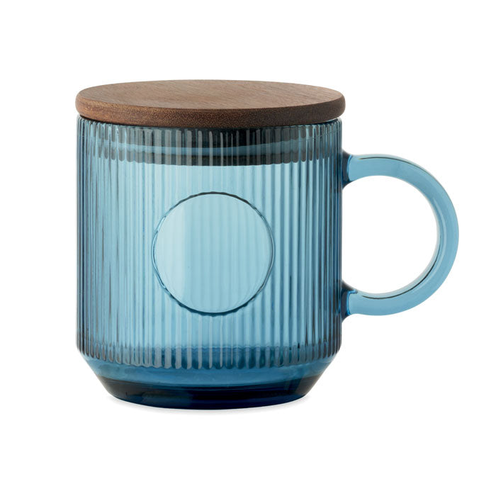 Ribbed Glass Tumbler 300ml