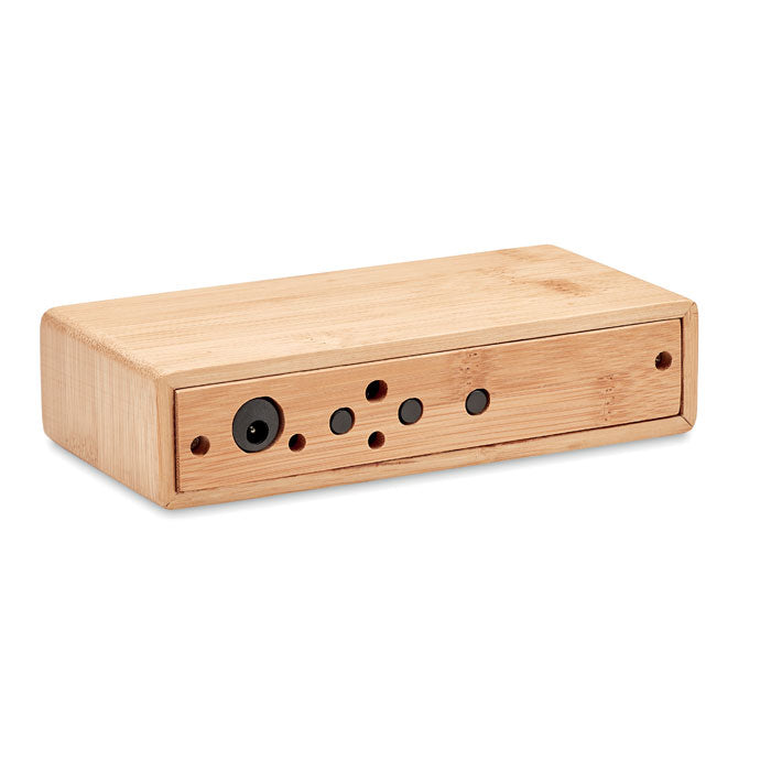 Table clock with charging station