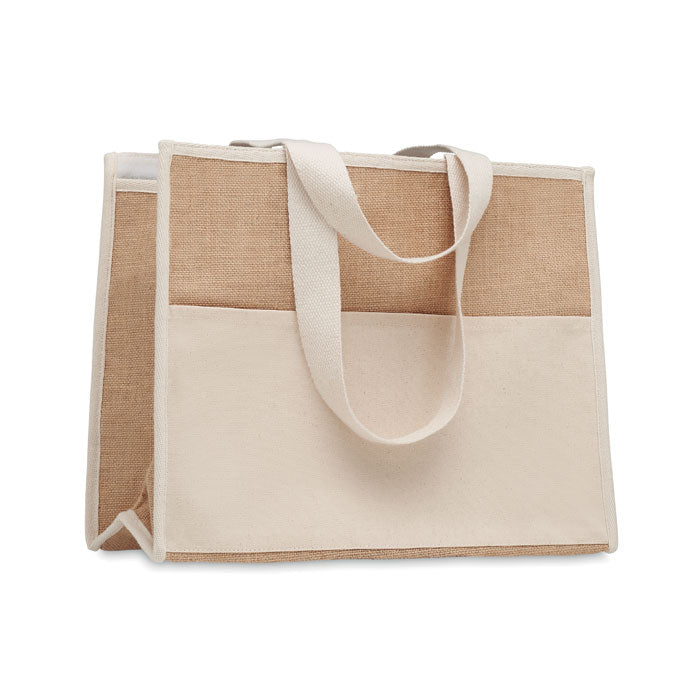 Jute Canvas Shopping Bag