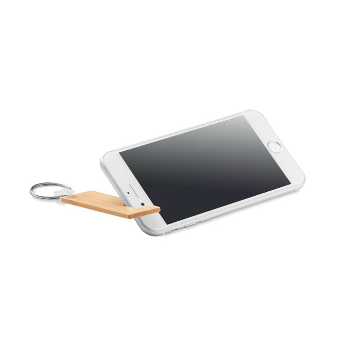 Keyring with holder