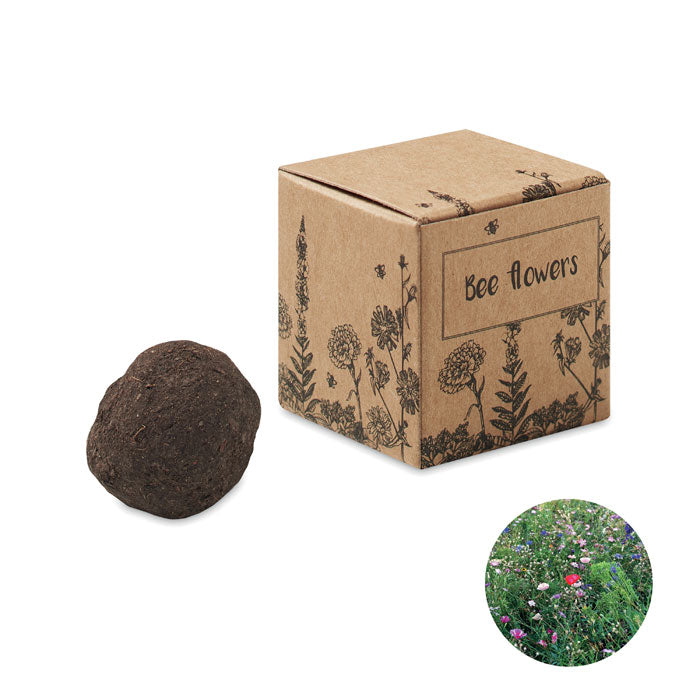 Seed bomb honeybee