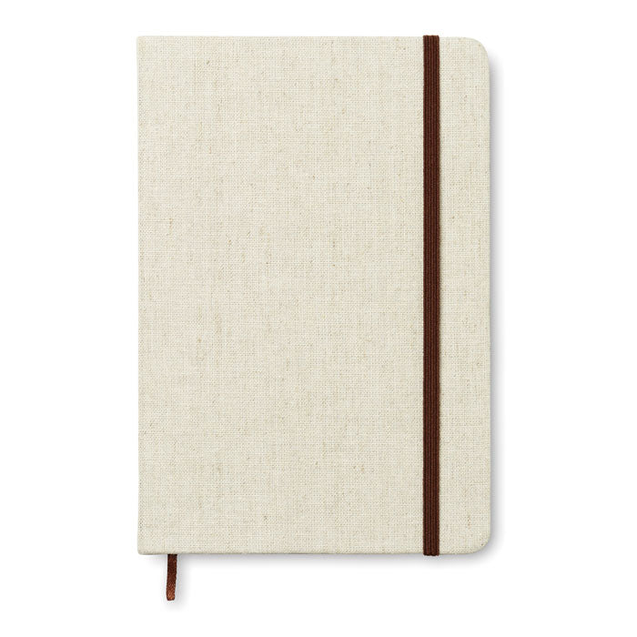 A5 Notebook with Canvas Cover