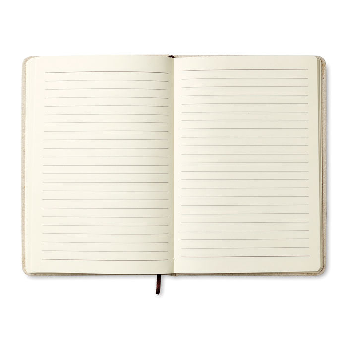 A5 Notebook with Canvas Cover