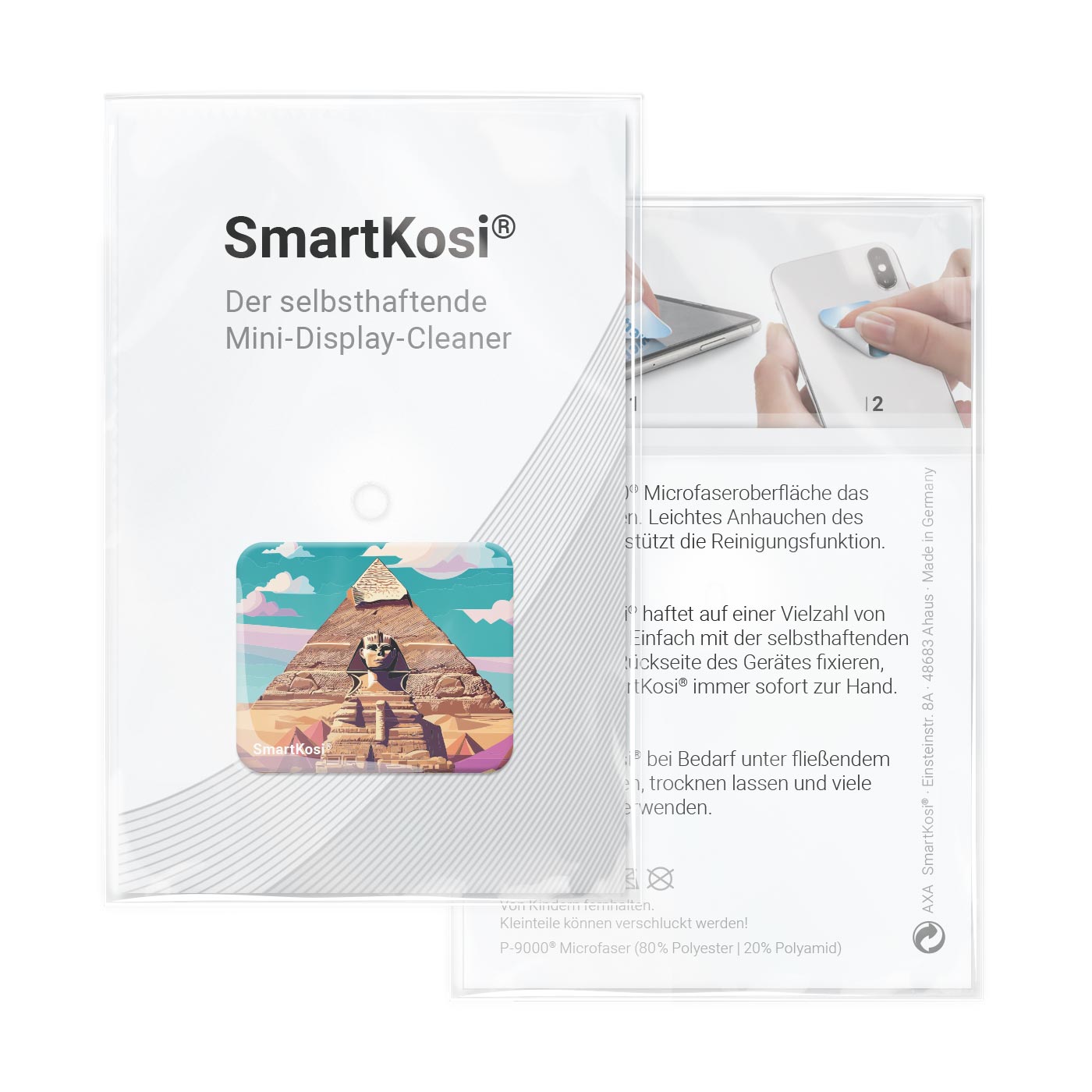 Display-Cleaner SmartKosi® 3,0x2,5 cm - 2 Wochen Lieferzeit! All-Inclusive-Paket