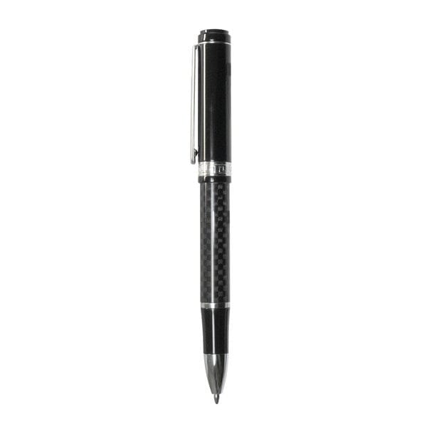 Luxor Kugelschreiber mit Karbon-Finish – königsblaue Tinte