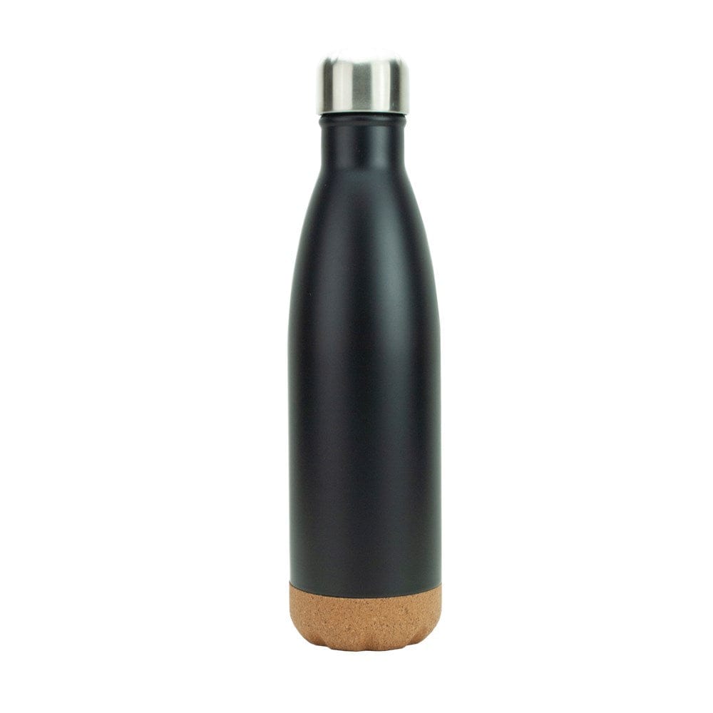 Bouteille isotherme Sustain avec fond en liège – acier inoxydable, 500 ml