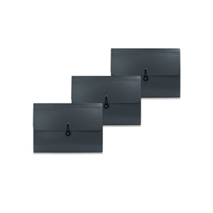Elegante Fächermappe – 13 Innentaschen & 12 Tabs - 3er Set