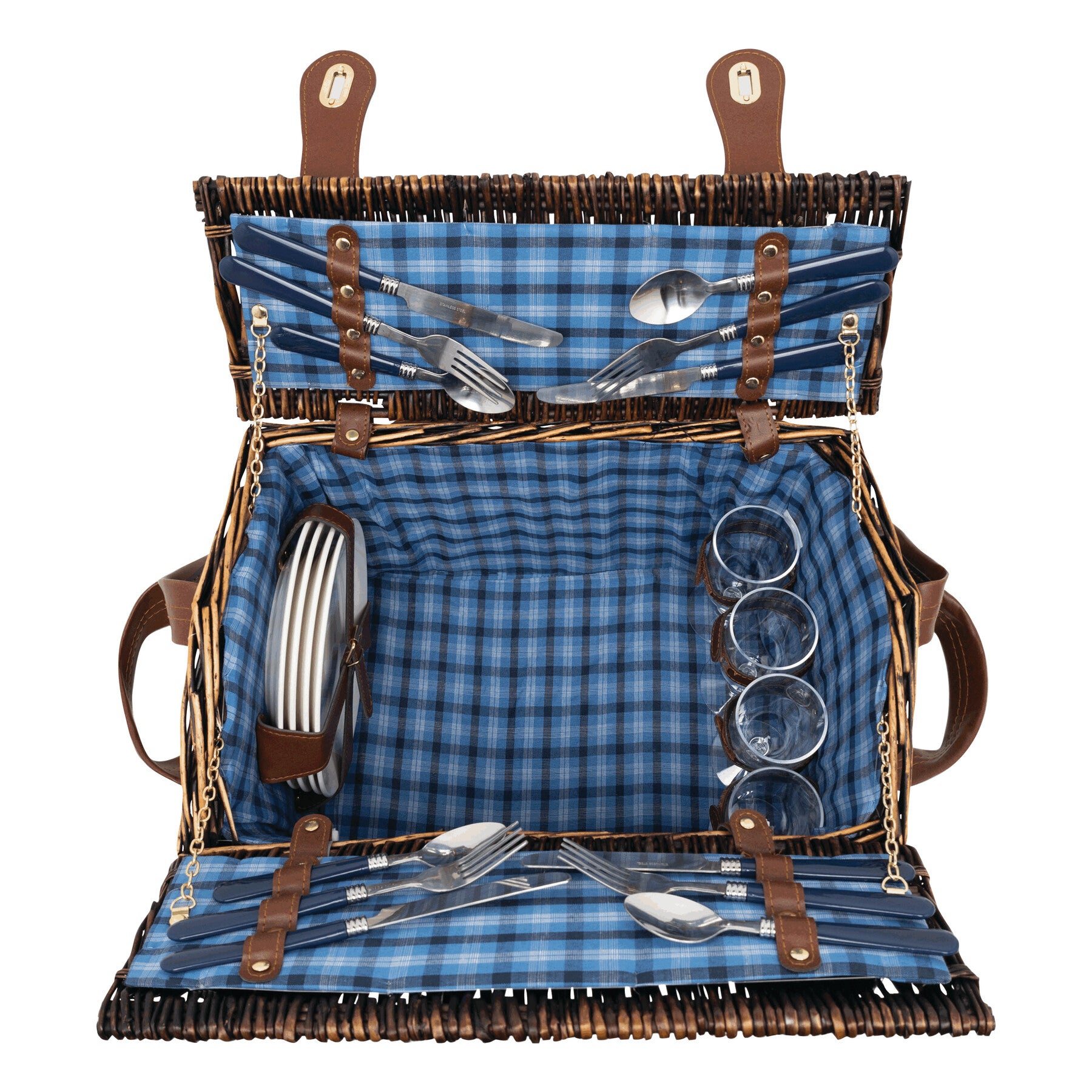 Weiden-Picknickkorb SUMMERTIME