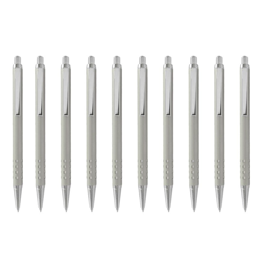 Starlight Caro Kugelschreiber 10er-Set – Metall mit Karomuster