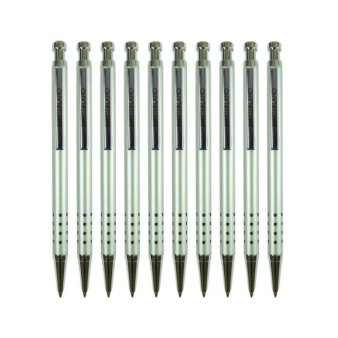 Starlight Swiss BC Kugelschreiber 10er-Set – Metall, Swissness-Signet