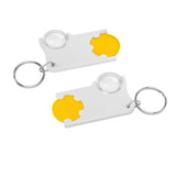 Chiphalter mit 1€-Chip und Lupe