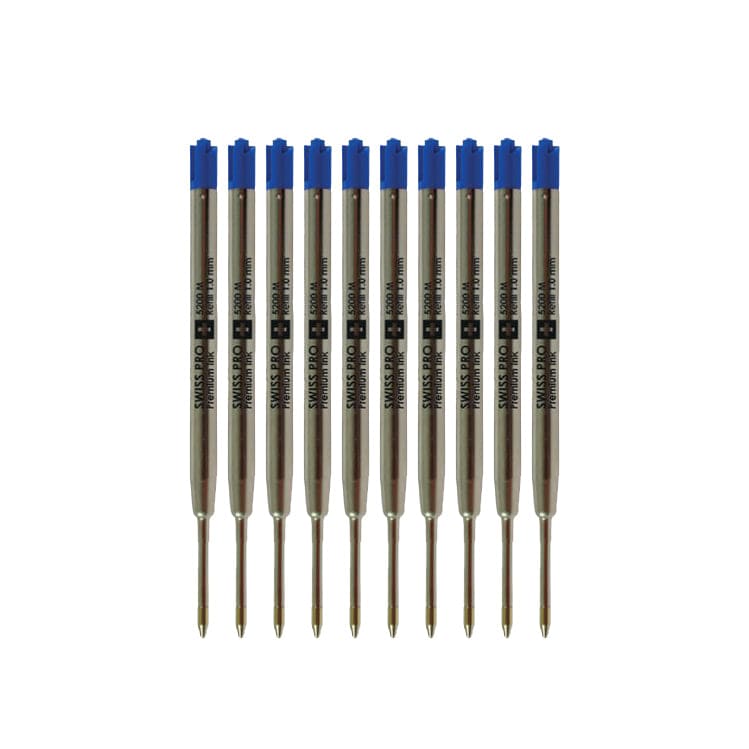 Swiss Pro 5200 Ersatzminen 10er-Set – Metall, Parker-System