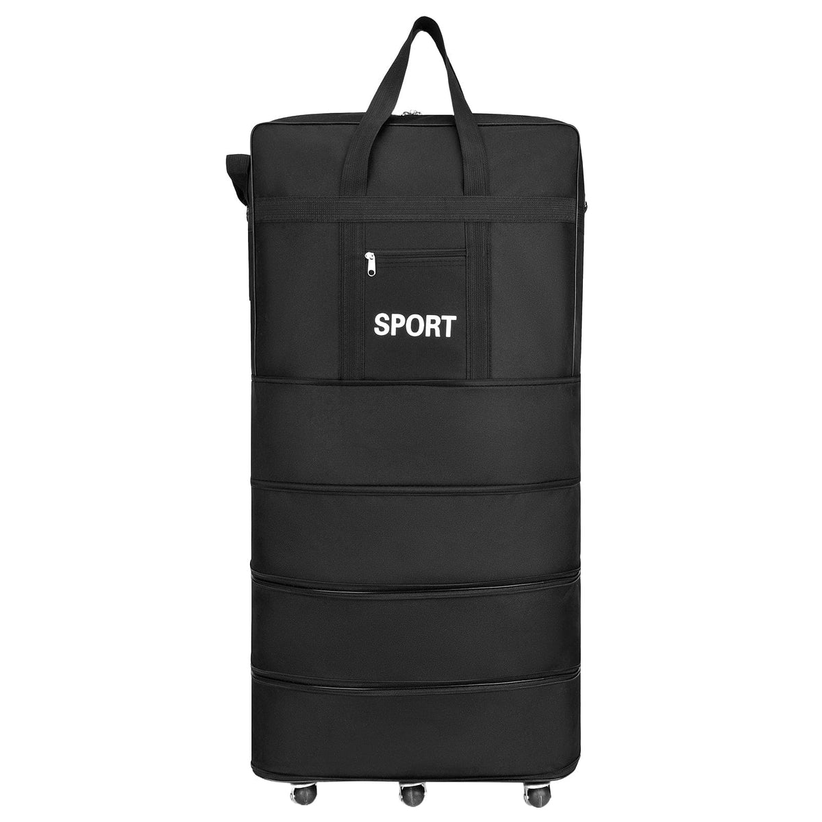 XXL Transporttasche mit Rädern – faltbar, 80 l, 73 x 45 x 105 cm