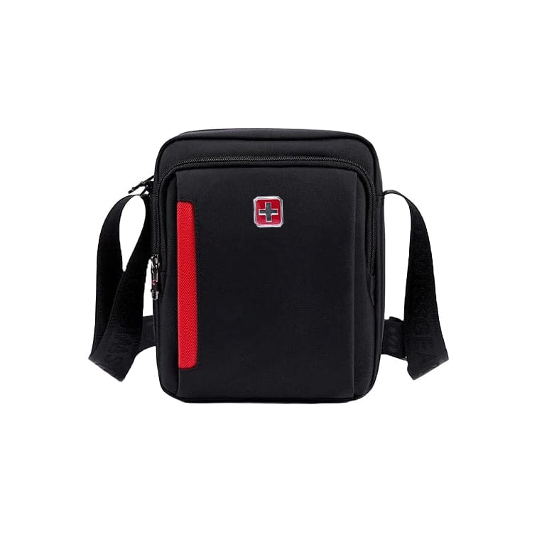 Swiss Crossbody-Tasche – mehrere Fächer, verstellbarer Gurt